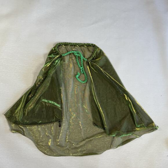 Lethal Beauty Poison Ivy Belt Accessory Fairy Cape Wrap Shimmer Finger Loop - Picture 2 of 5